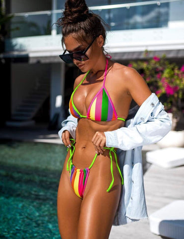 THE CUT OUT ONE PIECE - NEON PINK
